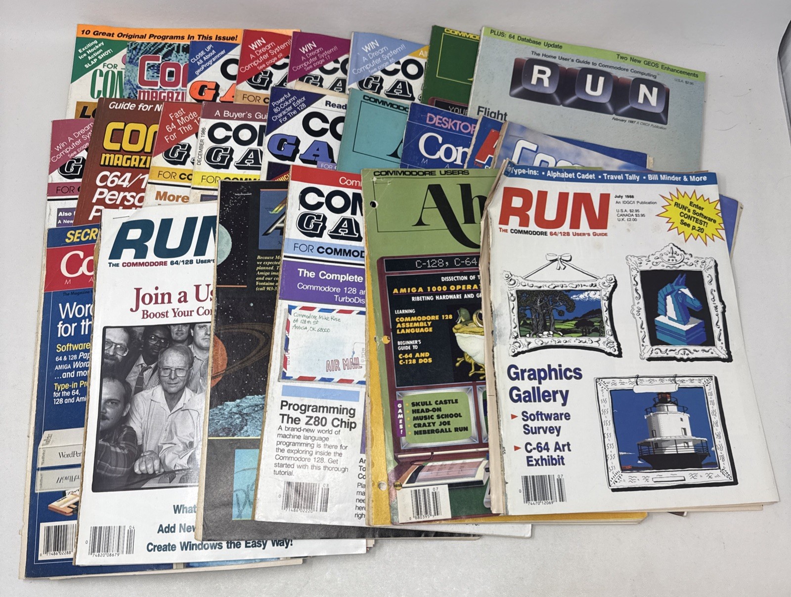 Lot of 23 1980’s Commodore Power Play magazine C64 Amiga Vic-20