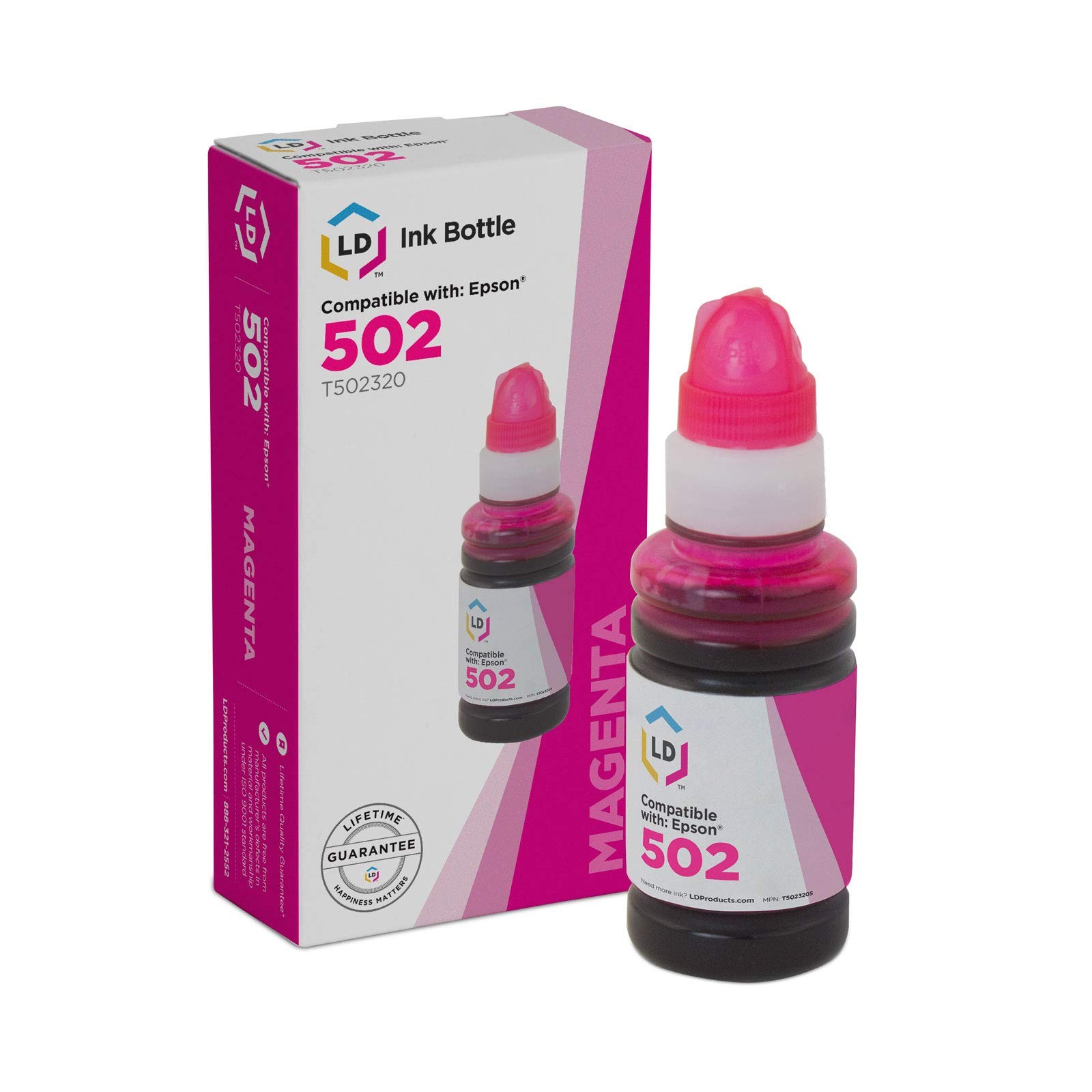 LD Replacement for Replacement for Epson T502320-S Magenta Ink Bottle
