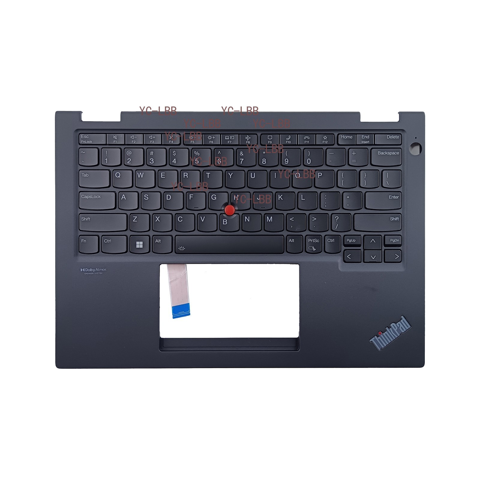 5M11C18706 For Lenovo X13 Yoga Gen 2 palmrest with Keyboard 5M11C18780