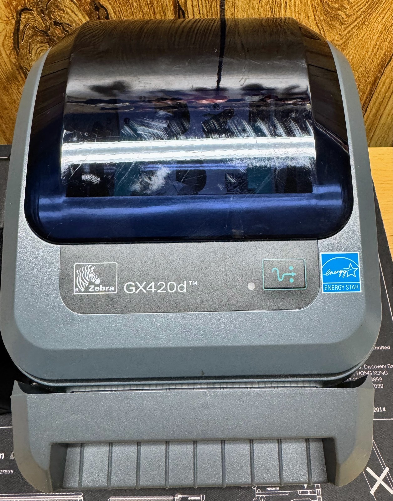 Zebra GX420d Thermal Label Printer USB/Serial/Parallel W Cutter / Power Supply