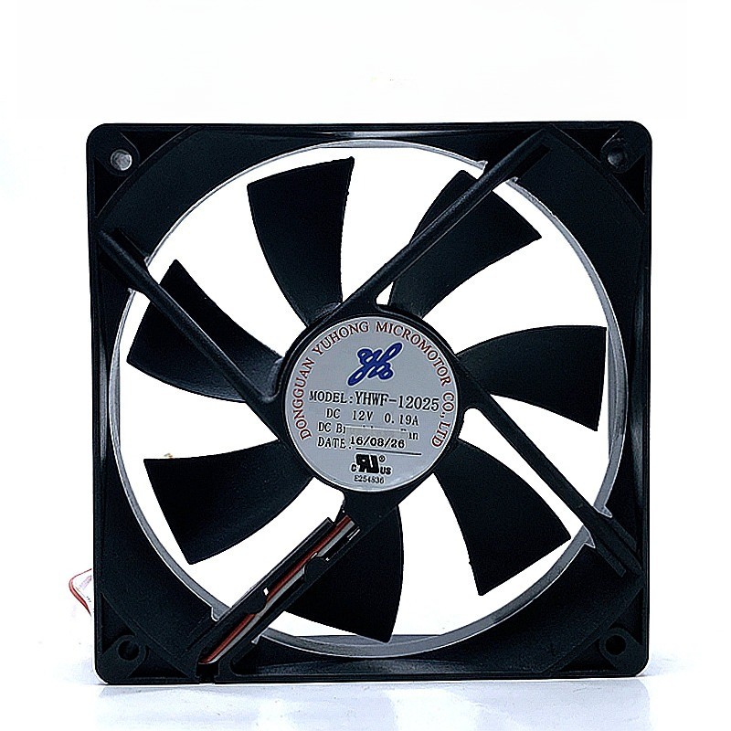 YHWF-12025 120*120*25mm 12V 0.19A 12CM Inverter Desktop Computer Cooling Fan