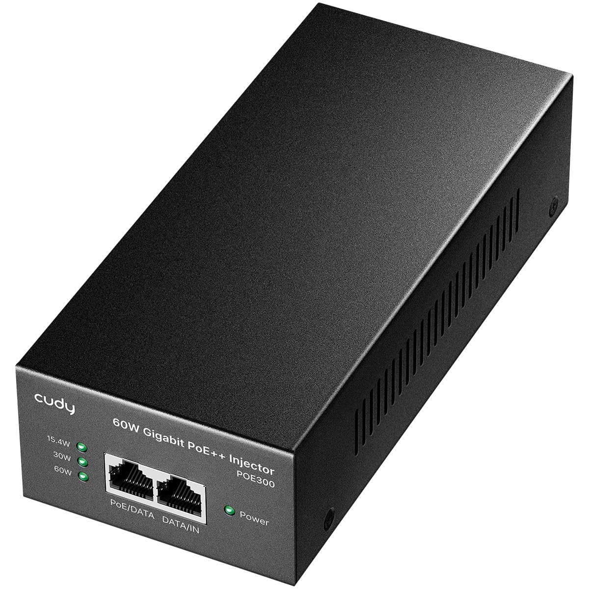 60W Gigabit PoE++ Injector Cudy 802.3bt/at/af 4-Pair Metal POE300 Gigabit PoE