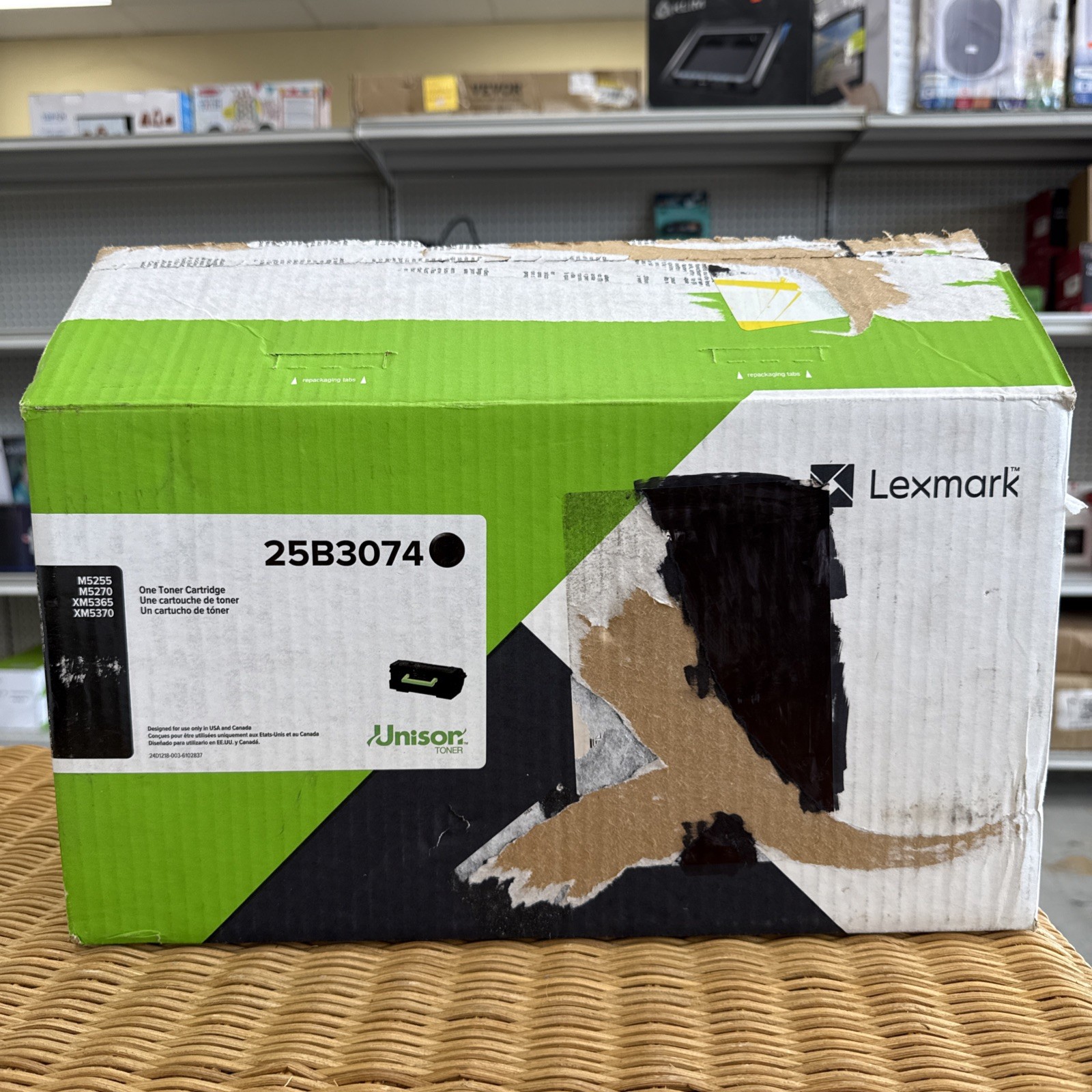 Genuine Lexmark 25B3074 Black Toner Cartridge for M5255 M5270 XM5365 XM5370