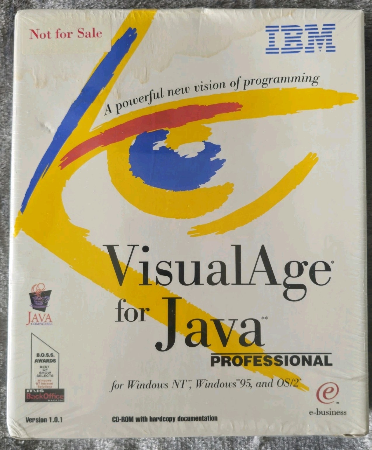 VINTAGE NEW SEALED VISUAL AGE FOR JAVA PROFESSIONAL VERSION 1.0 PC SOFTWARE