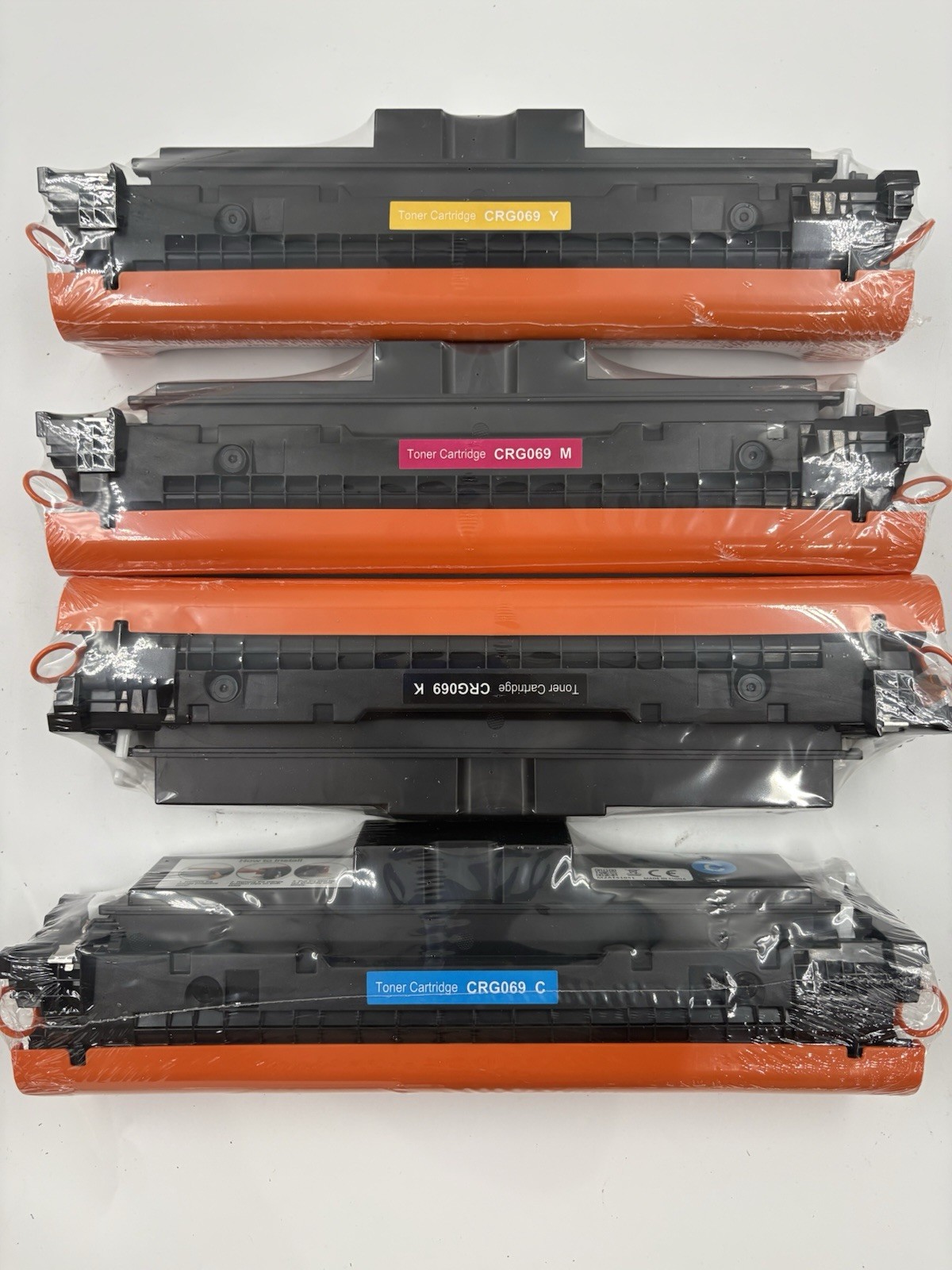 Canon 069 069H Compatible Toner 4 Pack BK C M Y MF753Cdw MF751Cdw LBP674Cdw