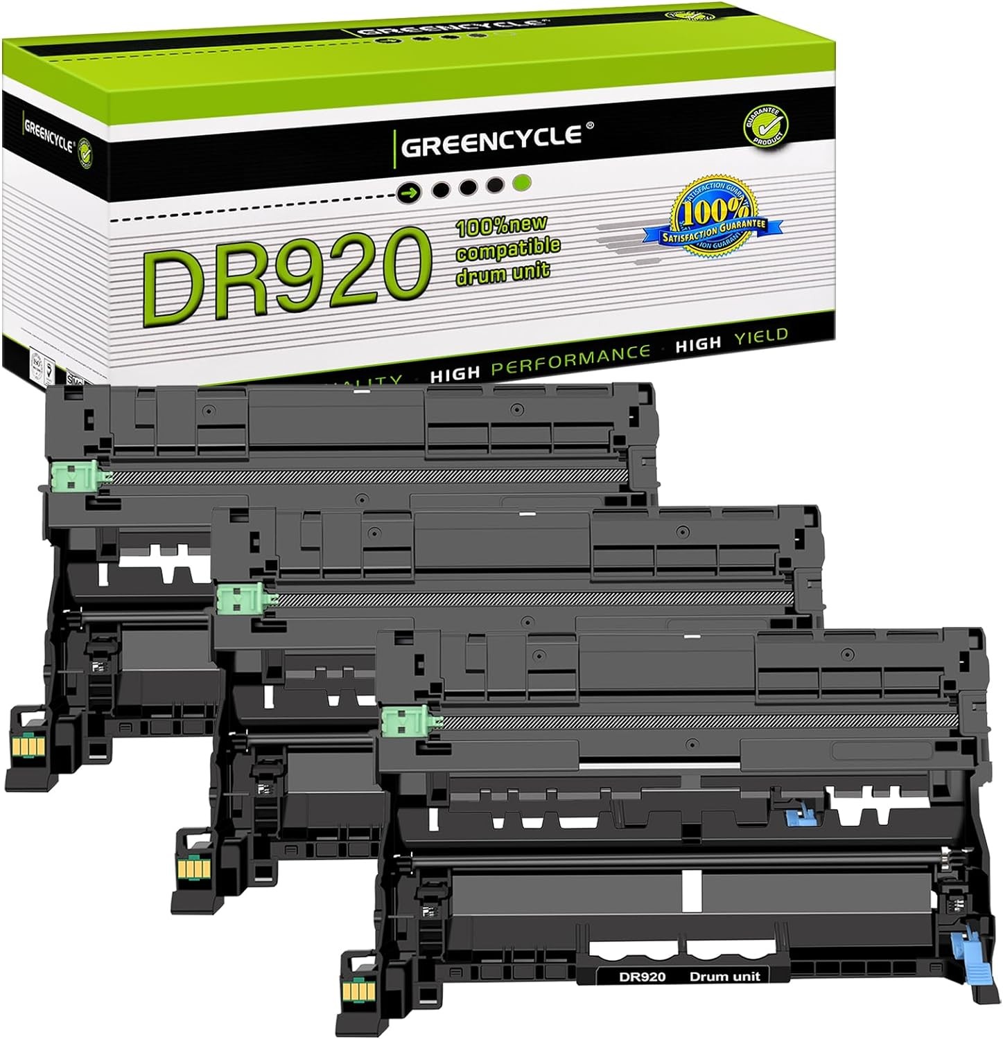 3PK High Yeild DR920 Drum Units Compatible for Brother HL-L5210DW HL-EX415DW