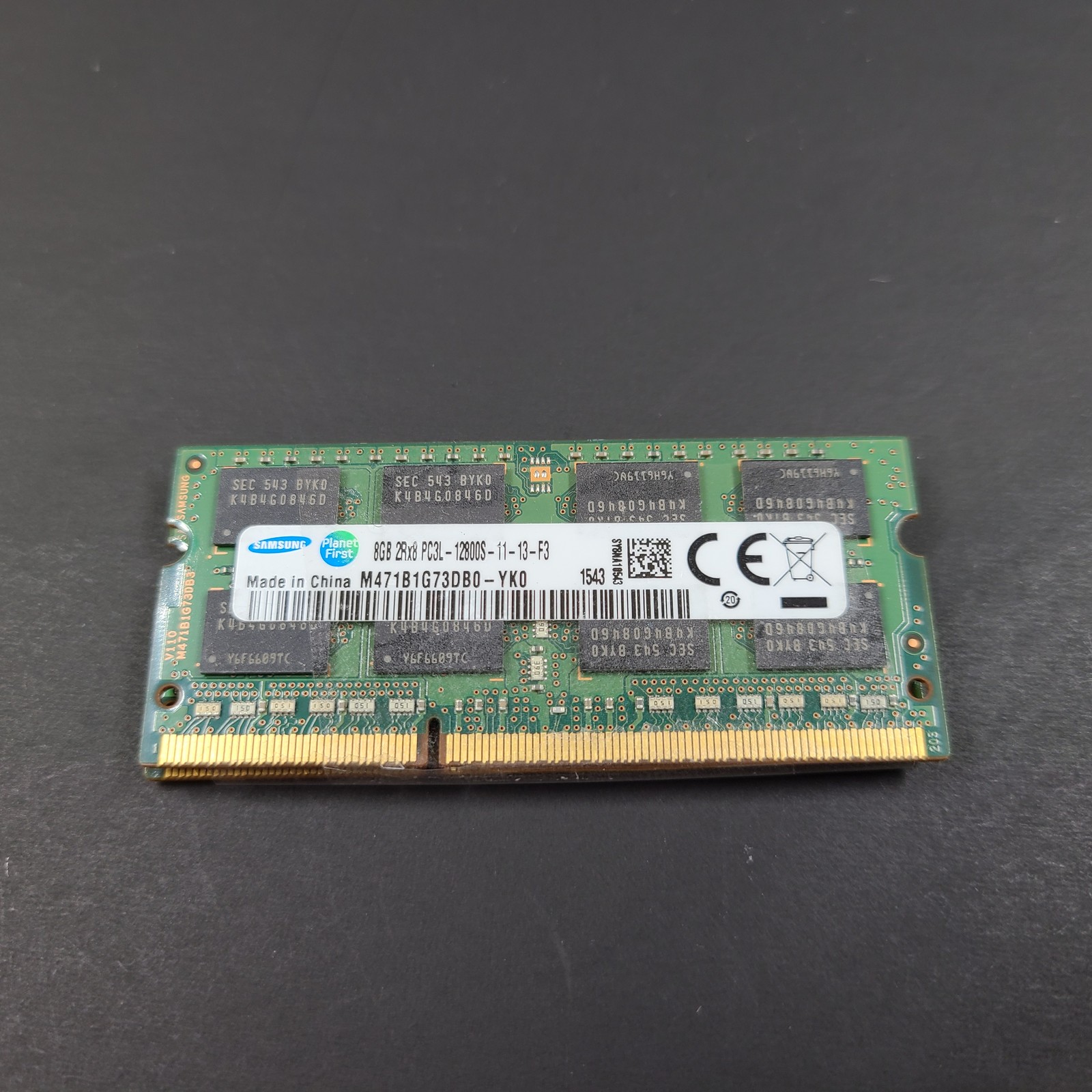 2 × 8GB SAMSUNG (Total 16GB) LOT 2 Rx8 MEMORY RAM PC3L DDR3 SDRAM