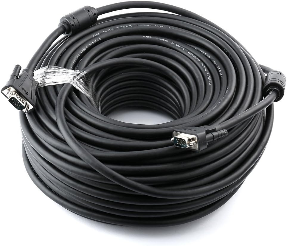 Heavy Duty 150 Feet Long VGA Cable Male to Male Computer Monitor Cord 1080P High