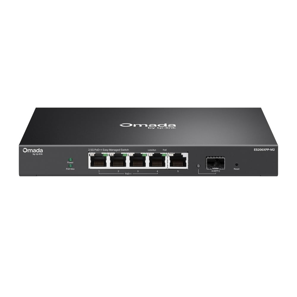 TP Link ES206XPP-M2 5-Port 2.5G Managed Switch w/ PoE++