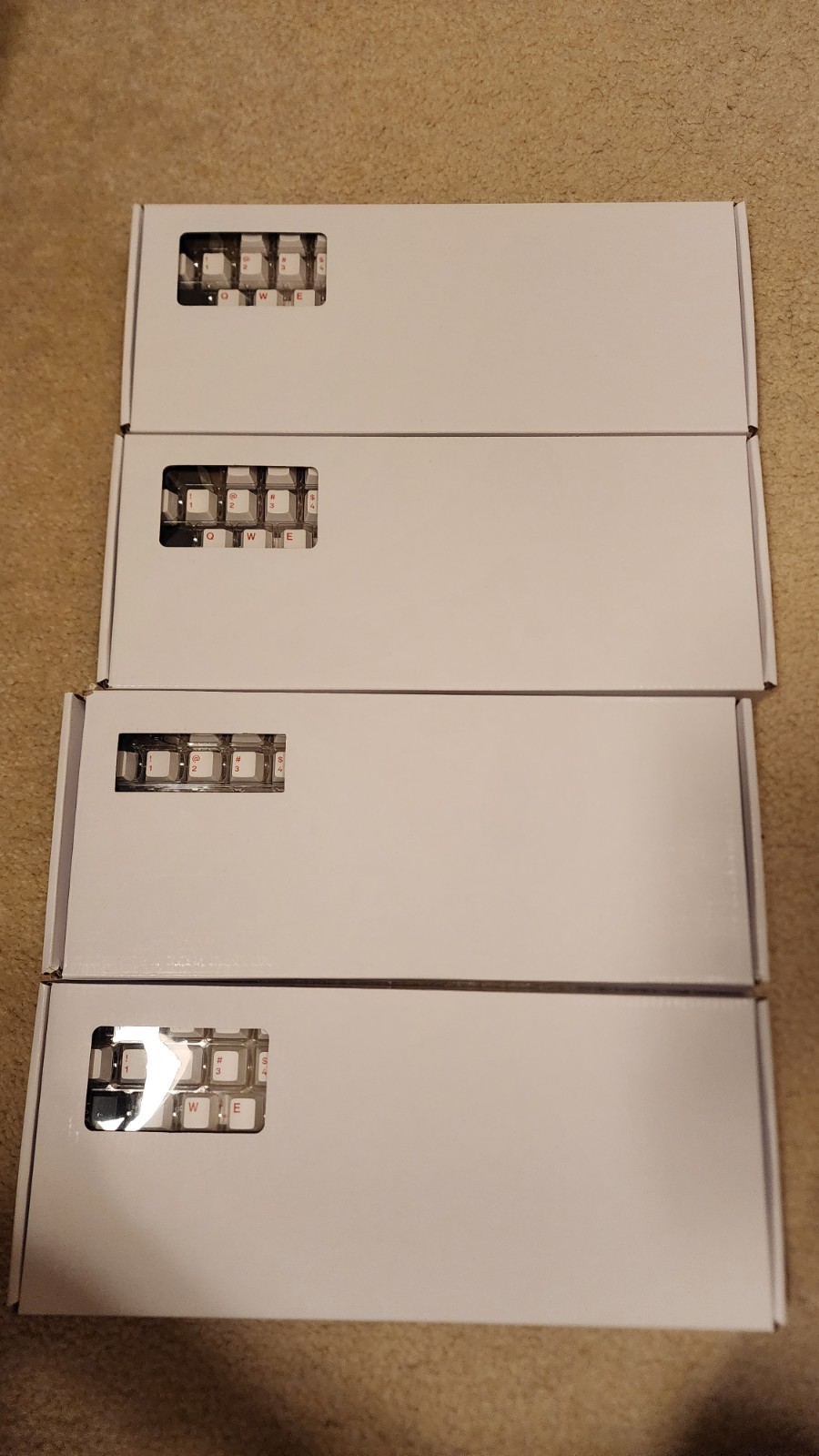 *4 FULL SETS* Generic Full Keycap Set - Open Box