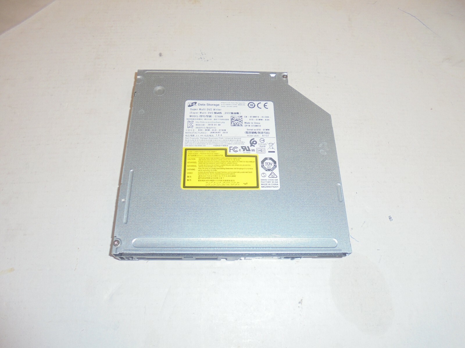 DELL T8MFH Optical Drive DVD Multi Recorder RW DVD Rewritable CD RW Slimline