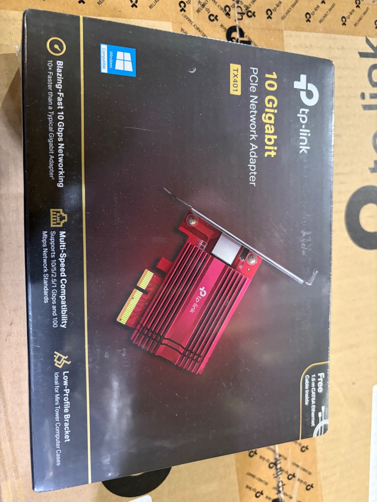TP-LINK TX401 Network Adapter - Red