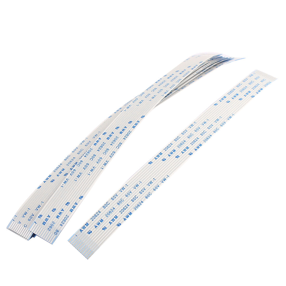 A Type 10Pcs 1.0mm Pitch 12 Pin AWM 20624 80C 60V VW-1 FFC 150mm