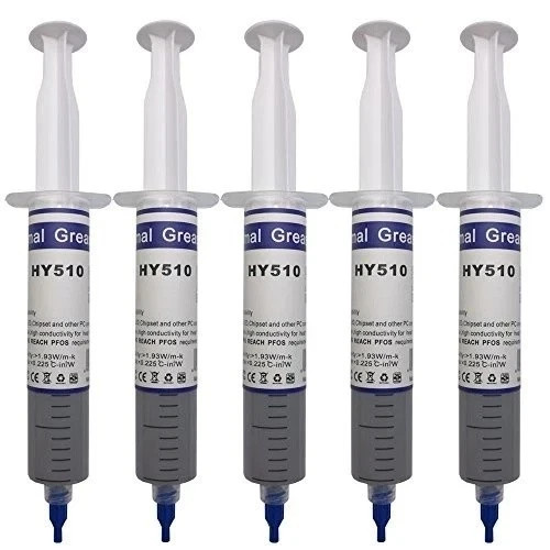 Bay Direct 5-Pack Reusable Thermal Paste (7 Oz/200g), Large Syringe Th