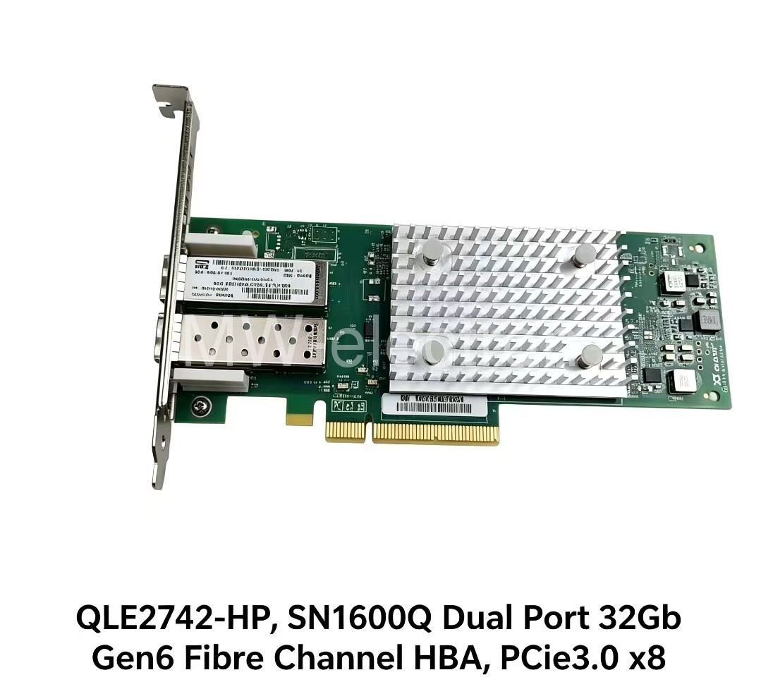 QLE2742-HP 868141-001 P9M76A HPE SN1600Q 32GB DUAL PORT FC HBA P9M76-63001