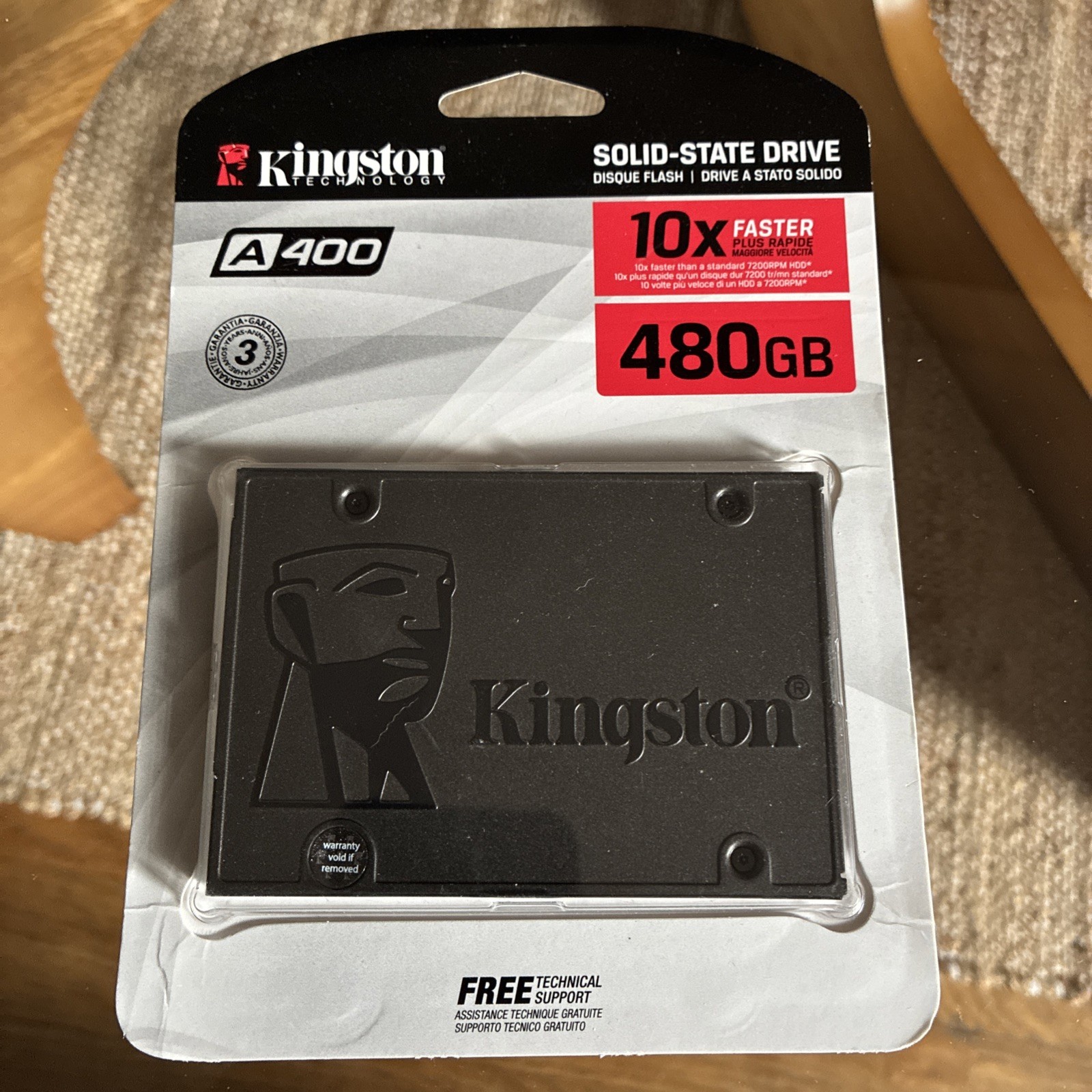 Kingston A400 480 GB,Internal,2.5 inch (SA400S37480G) Solid State Drive