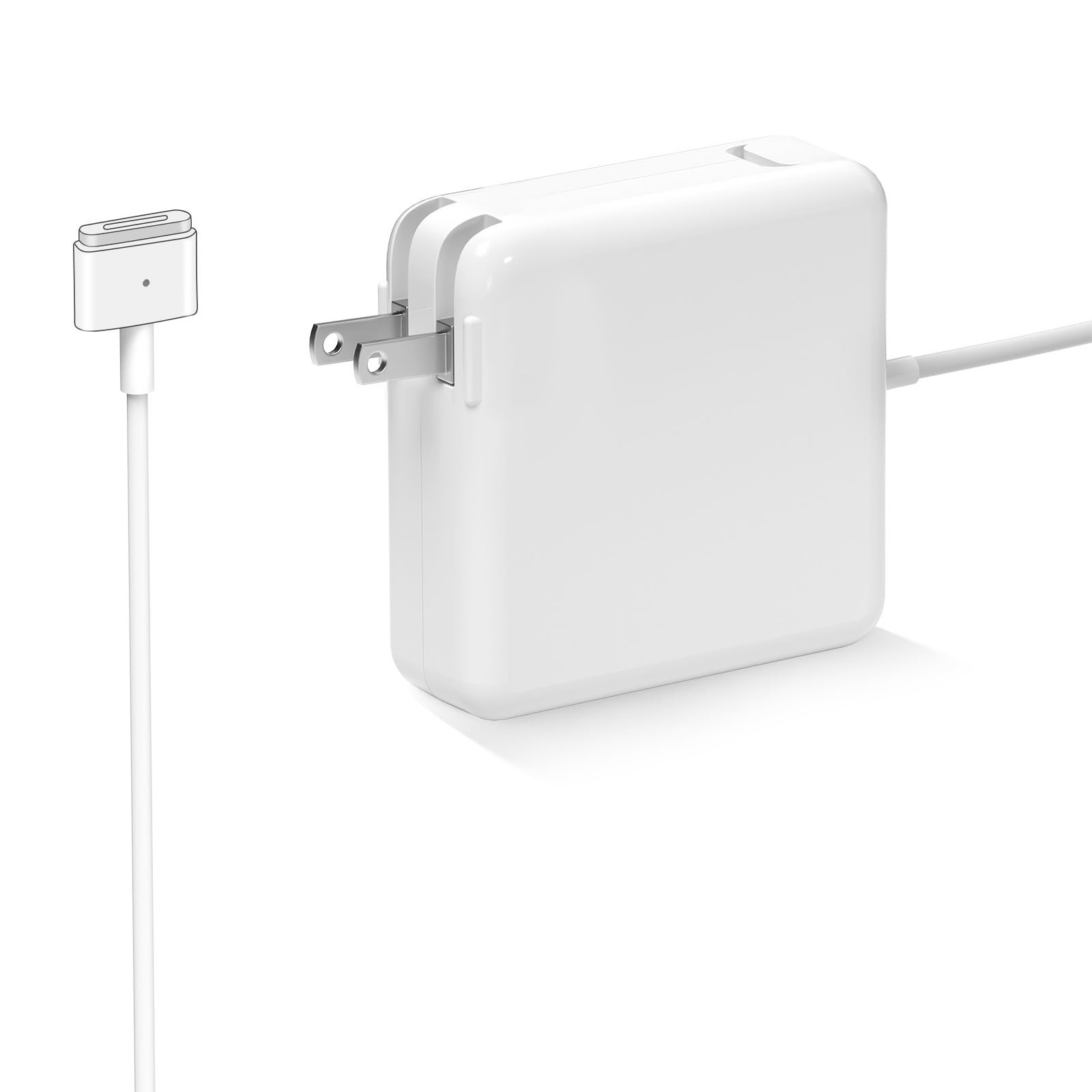 60W Magnetic T-Tip Power Adapter Charger for MacBook Pro (2012-2017) - Fast Char