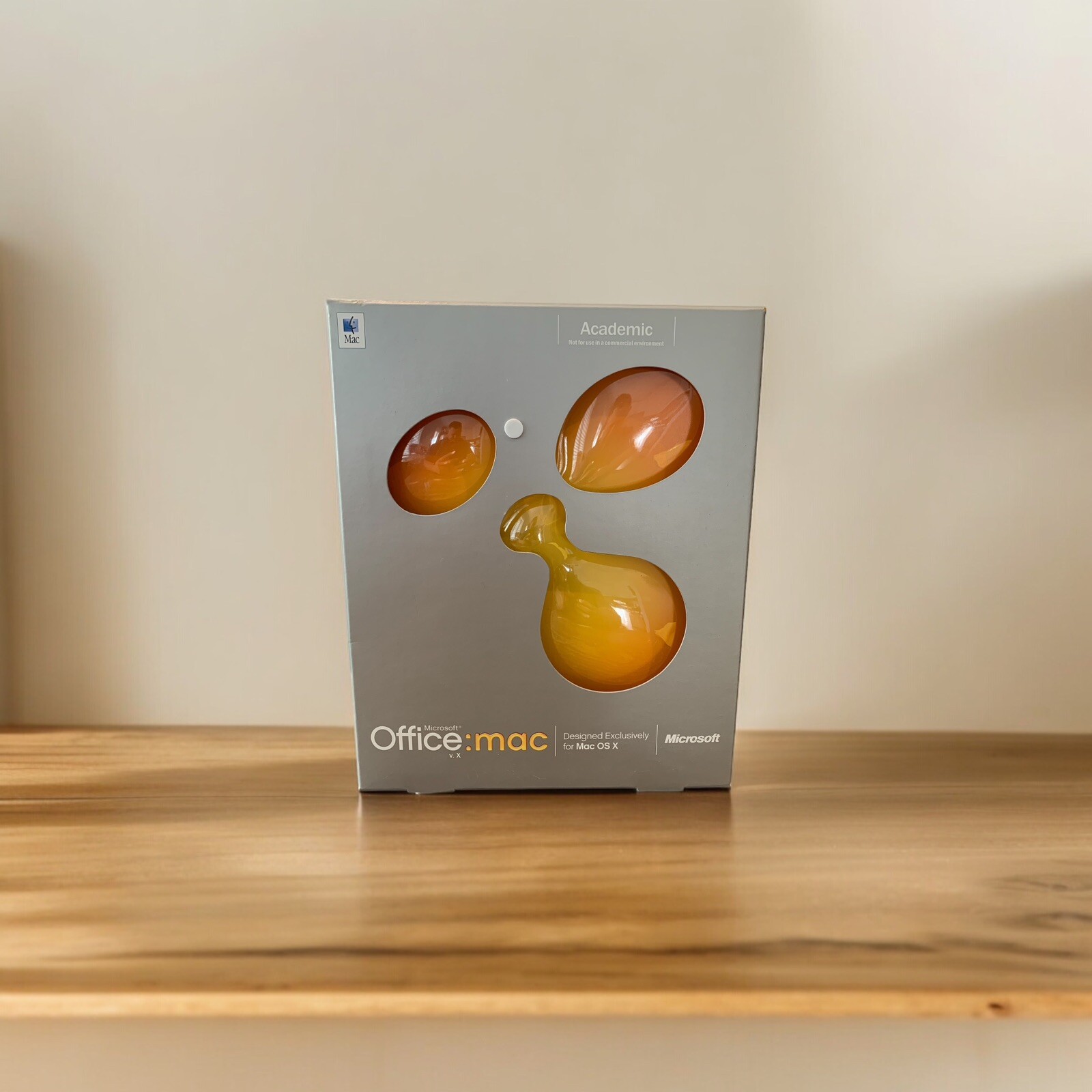 New  RARE Microsoft Office: Mac v. X for OS X  Requires Mac OS X Academic Apple