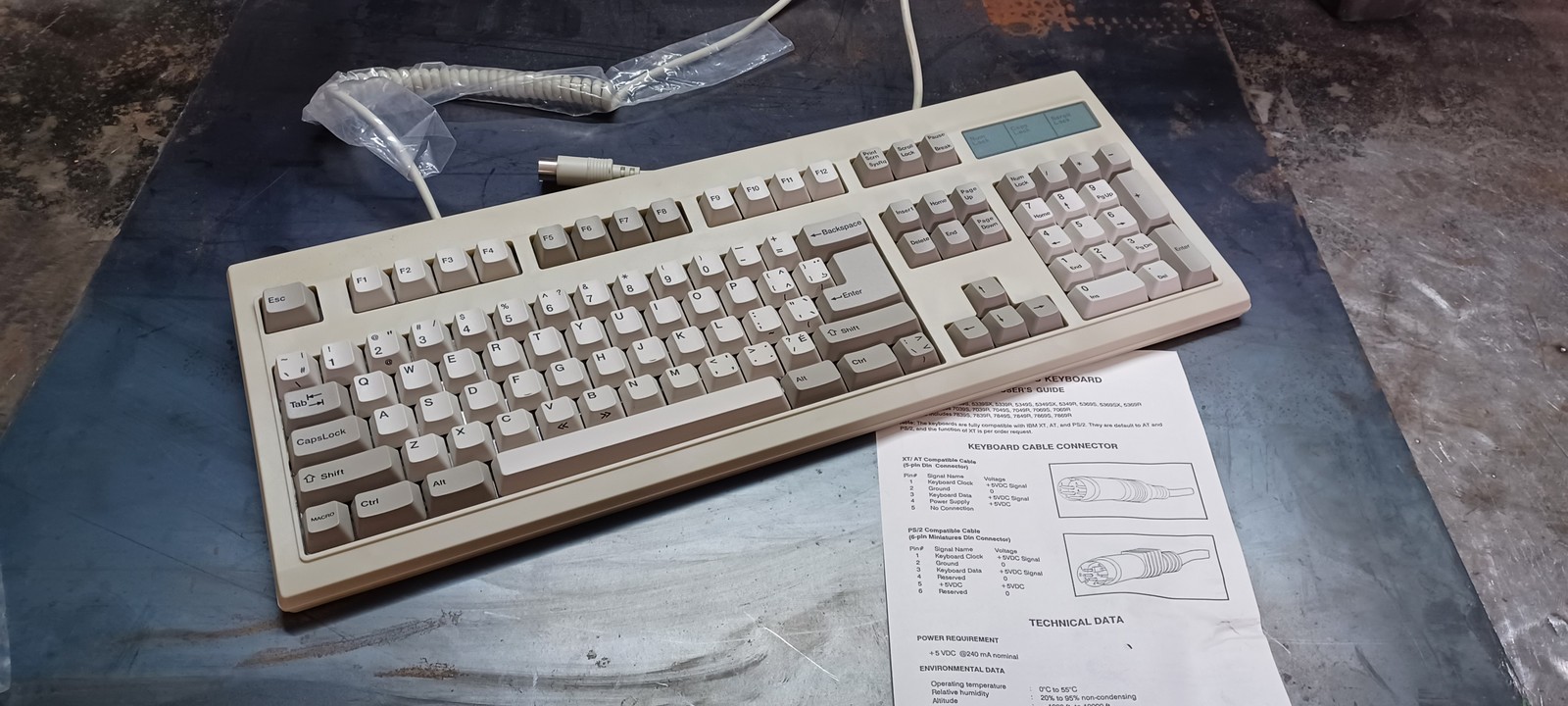 Vintage BTC Mechanical Keyboard BTC-5339R-0 - 5Pin (NEW)