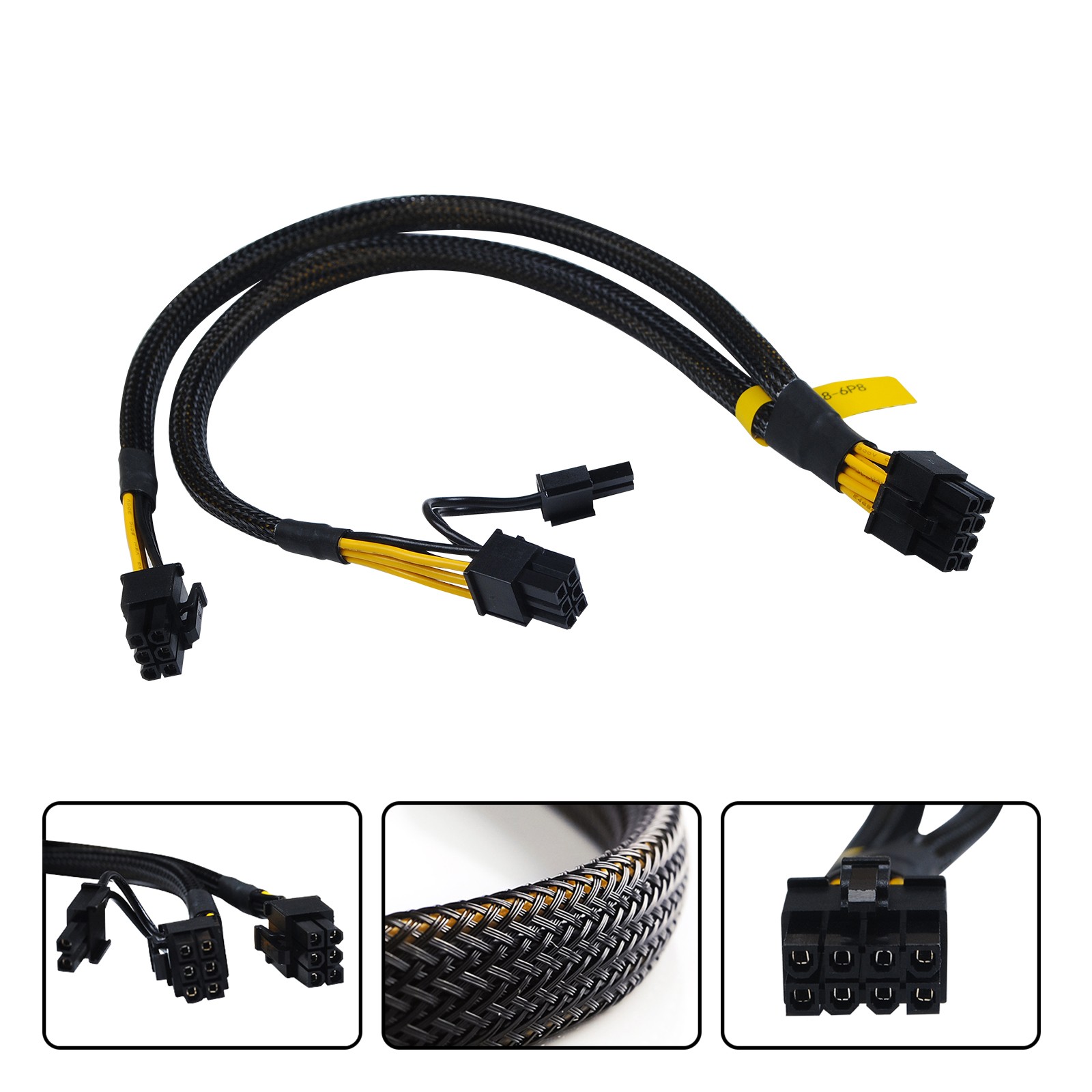 8pin to 6+8pin / 8pin to 8+8pin GPU Power Cable For Dell Precision 3930 35cm