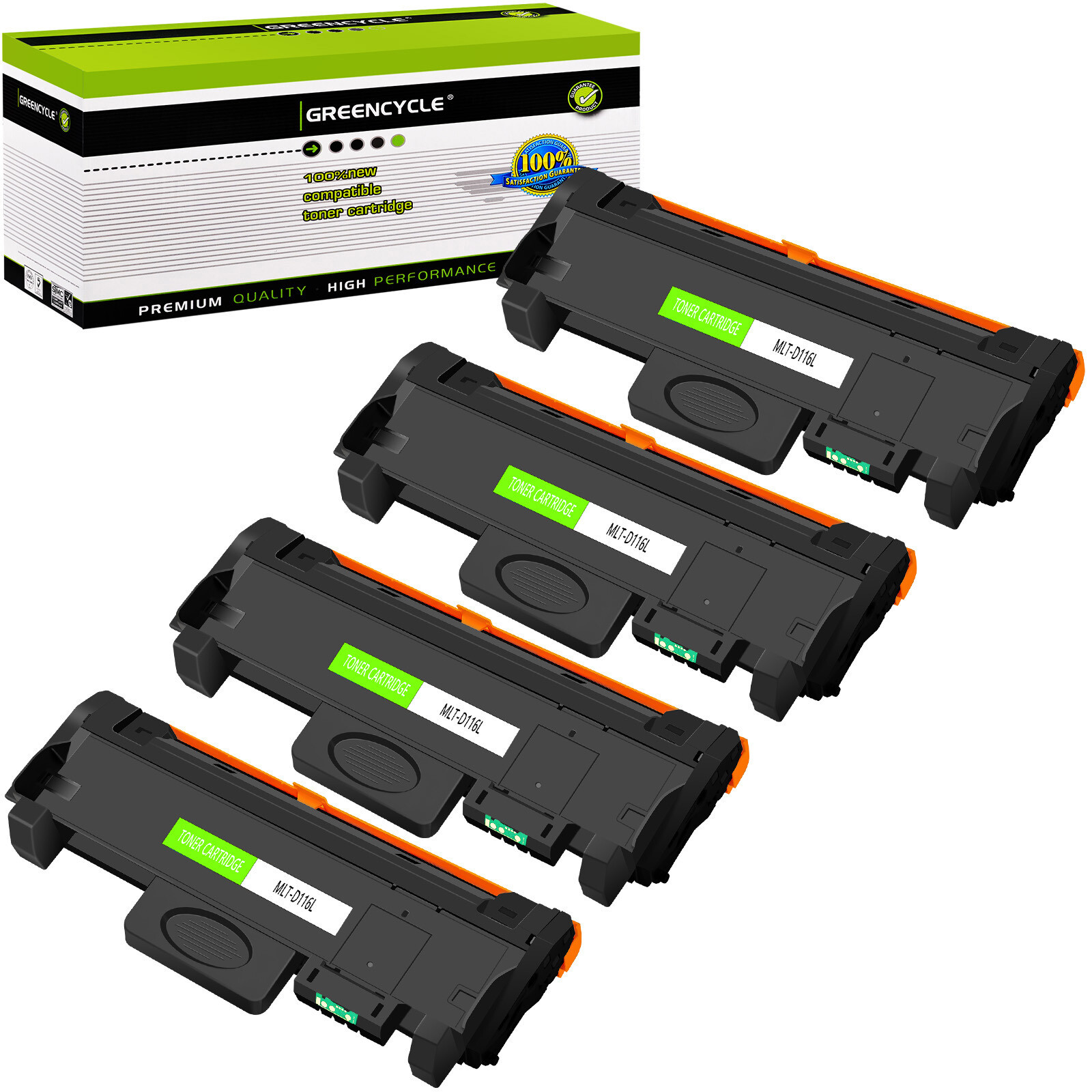 4PK MLT-D116L Toner Cartridge Fits For SAMSUNG SL-M2625 M2885FW M2835DW M2676N