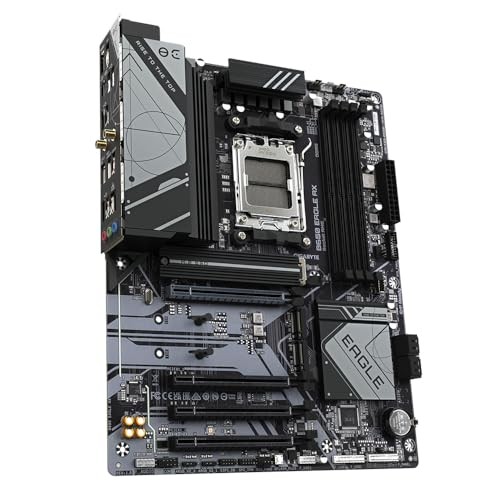GIGABYTE B650 EAGLE AX AMD AM5 SOCKET MOTHERBOARD, ATX, 4X DDR5 SLOTS, -  BLACK