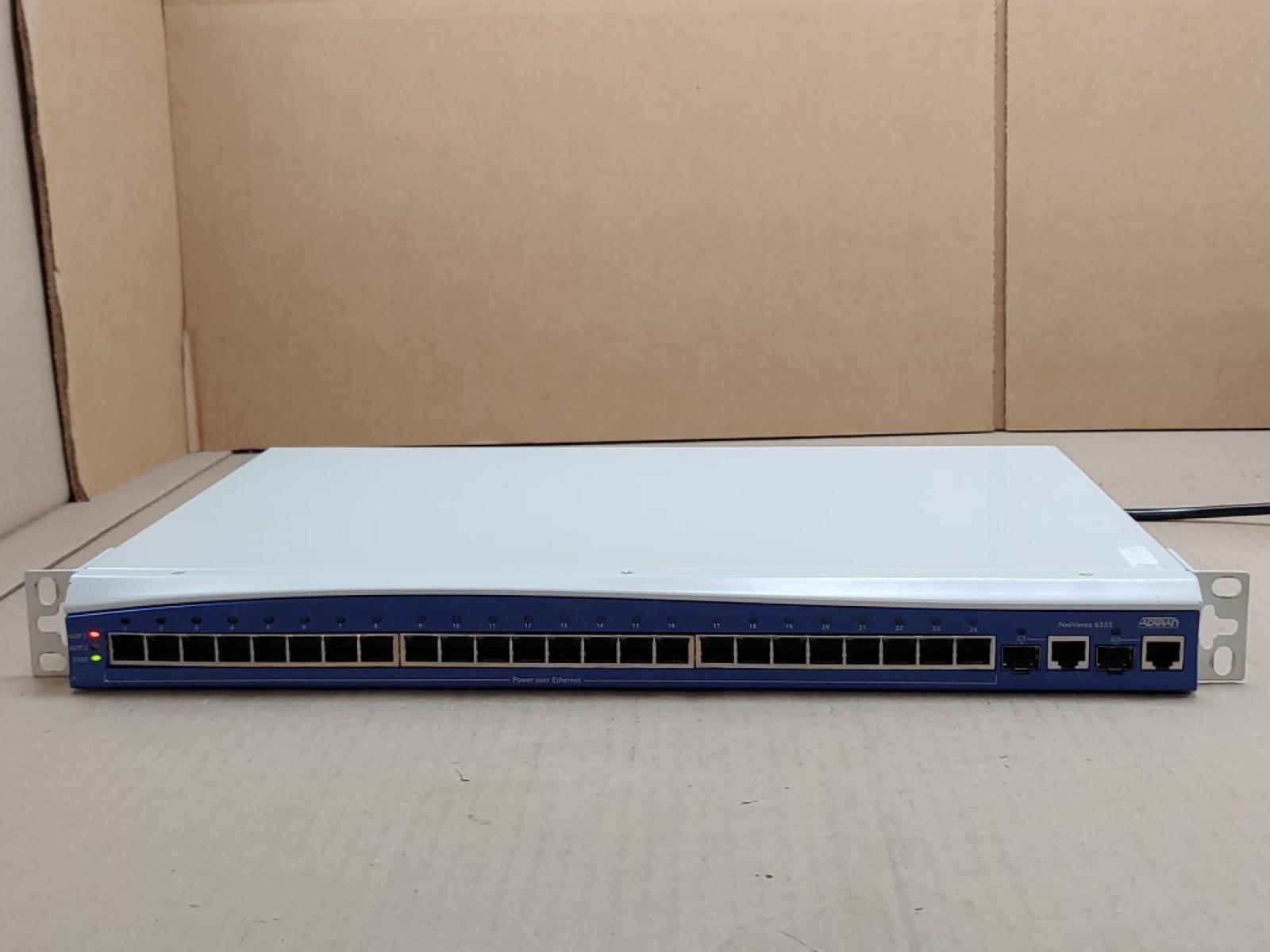 Adtran 1200740E1 NetVanta 6355 w/ Dual T1/FT1 NIM (1202872L1) & T1/FT1 1202862L