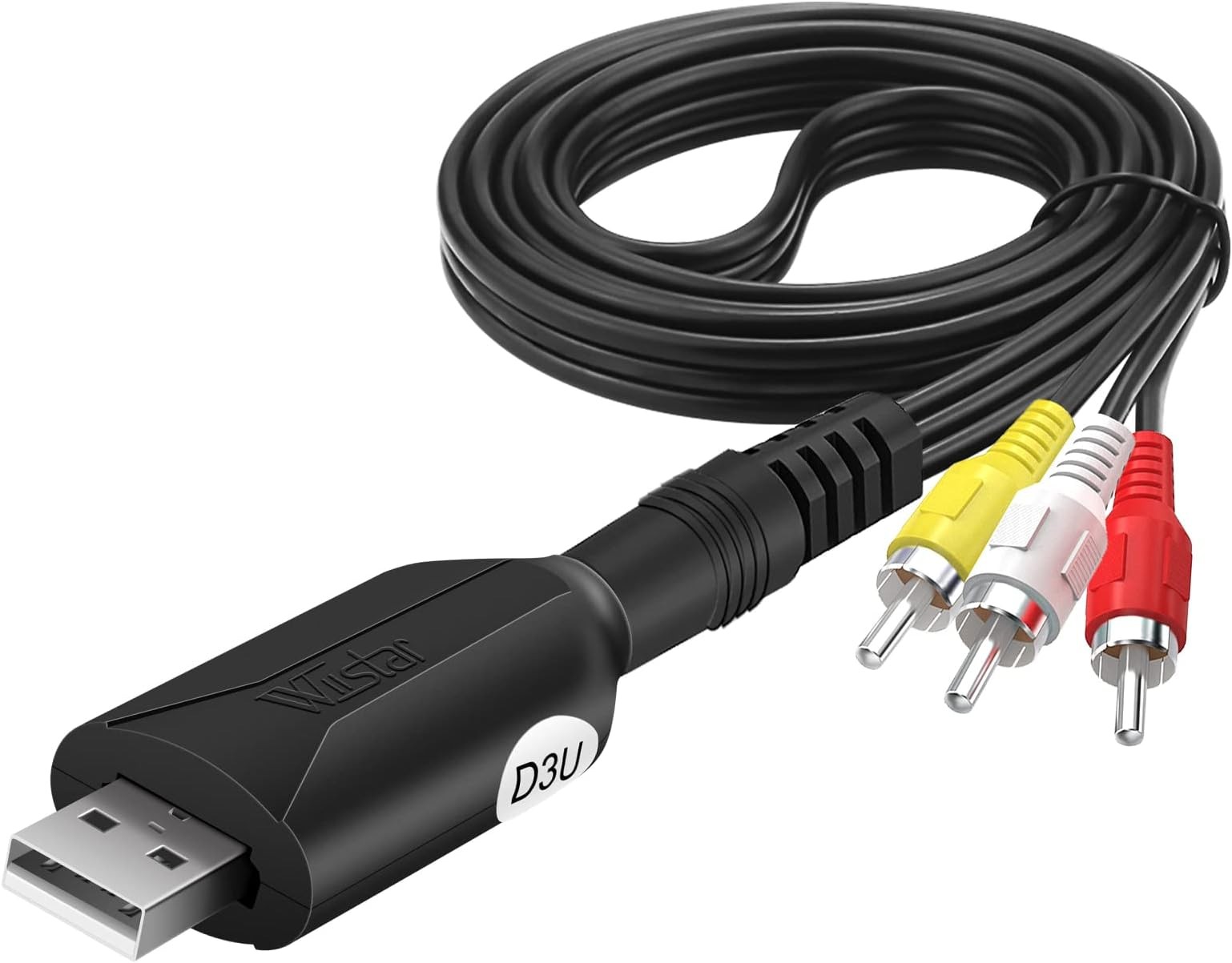 Wiistar USB Audio Video Capture Card VHS VCR to Digital Converter