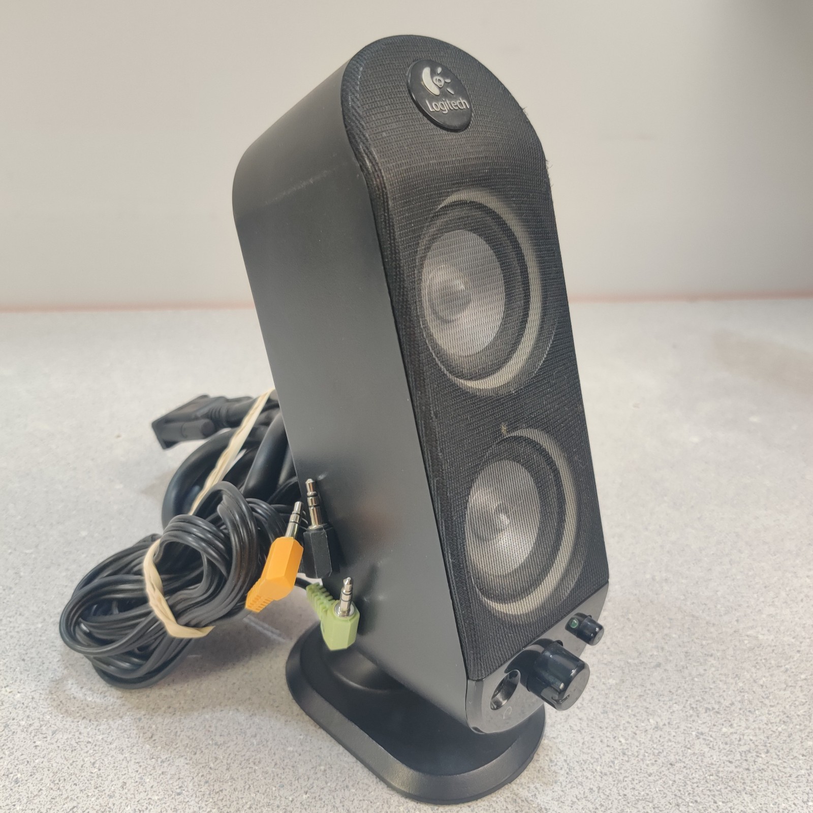 Logitech X-530 Main Front Right Main Control Power Volume Replacement Speaker