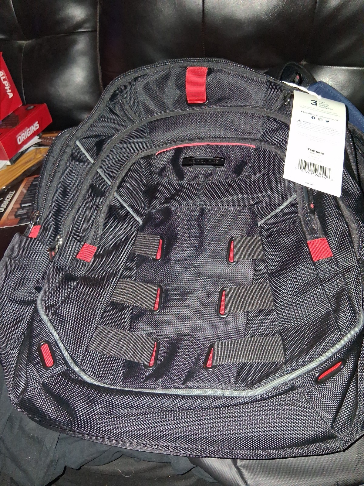 Samsonite - Tectonic Nutech Backpack for 17" Laptop - Black