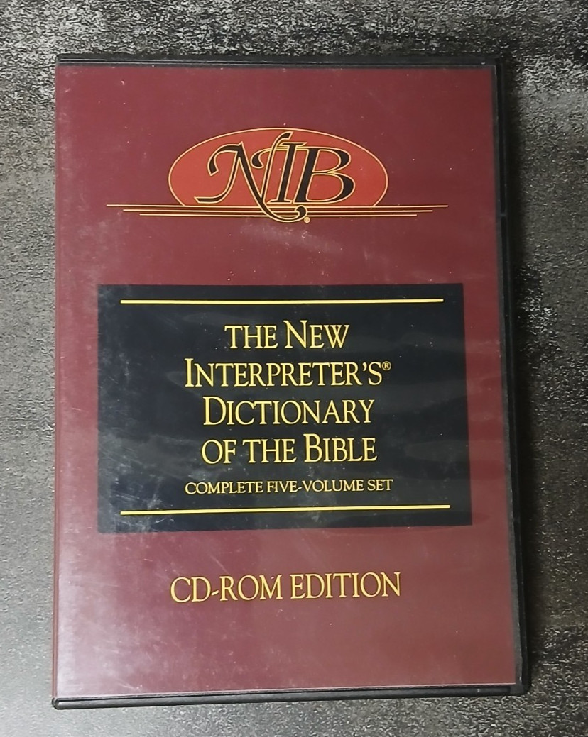 NEW INTERPRETER'S DICTIONARY OF THE BIBLE Complete 5 Vol Set CD-ROM USED