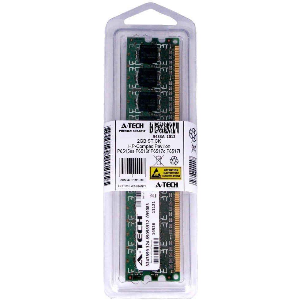 2GB DIMM HP Compaq Pavilion P6515es P6516f P6517c P6517l P6518de Ram Memory