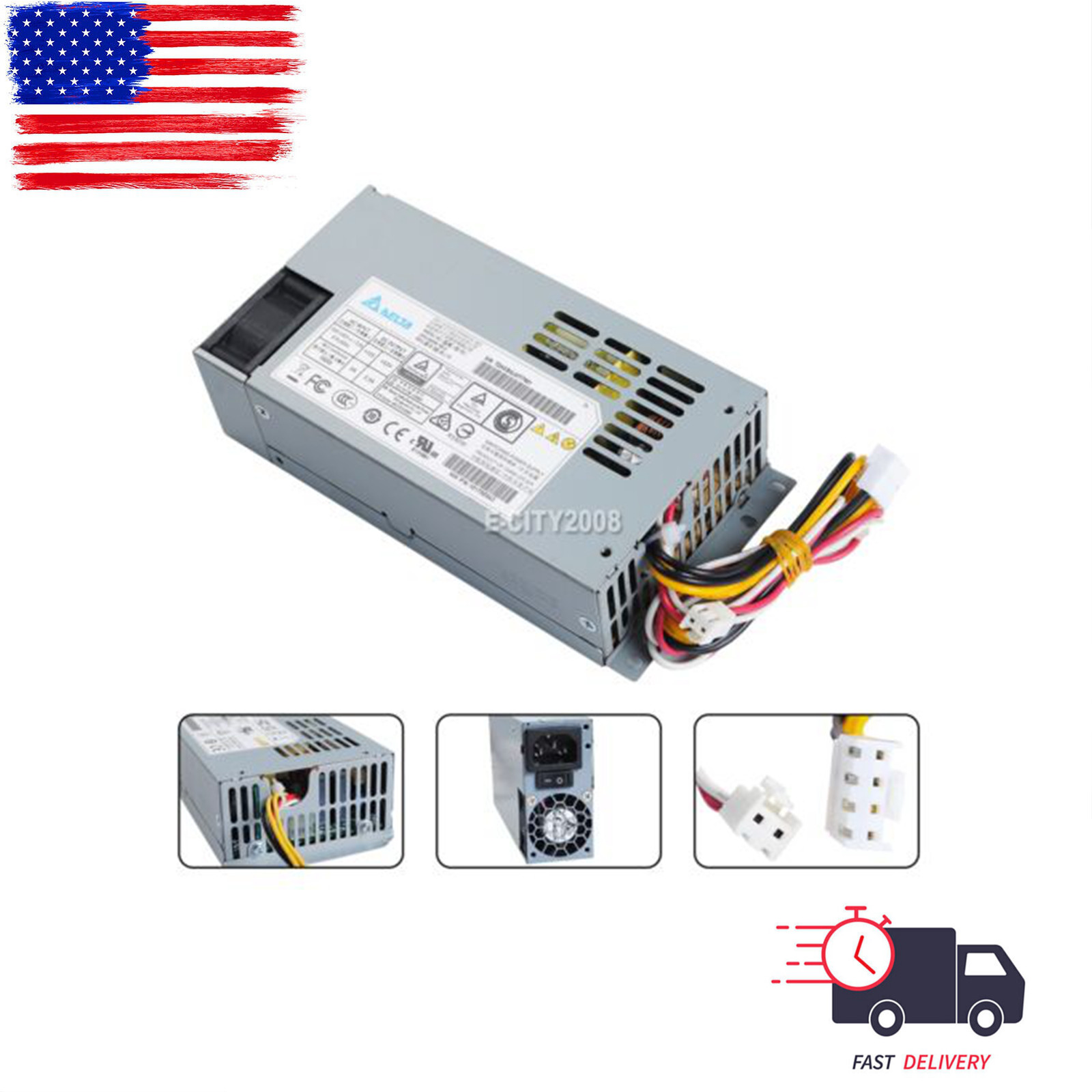 Power Supply DPS-200PB-185 B 4Pin+2Pin for Delta 100-240V 1.5A 47-63HZ 190W