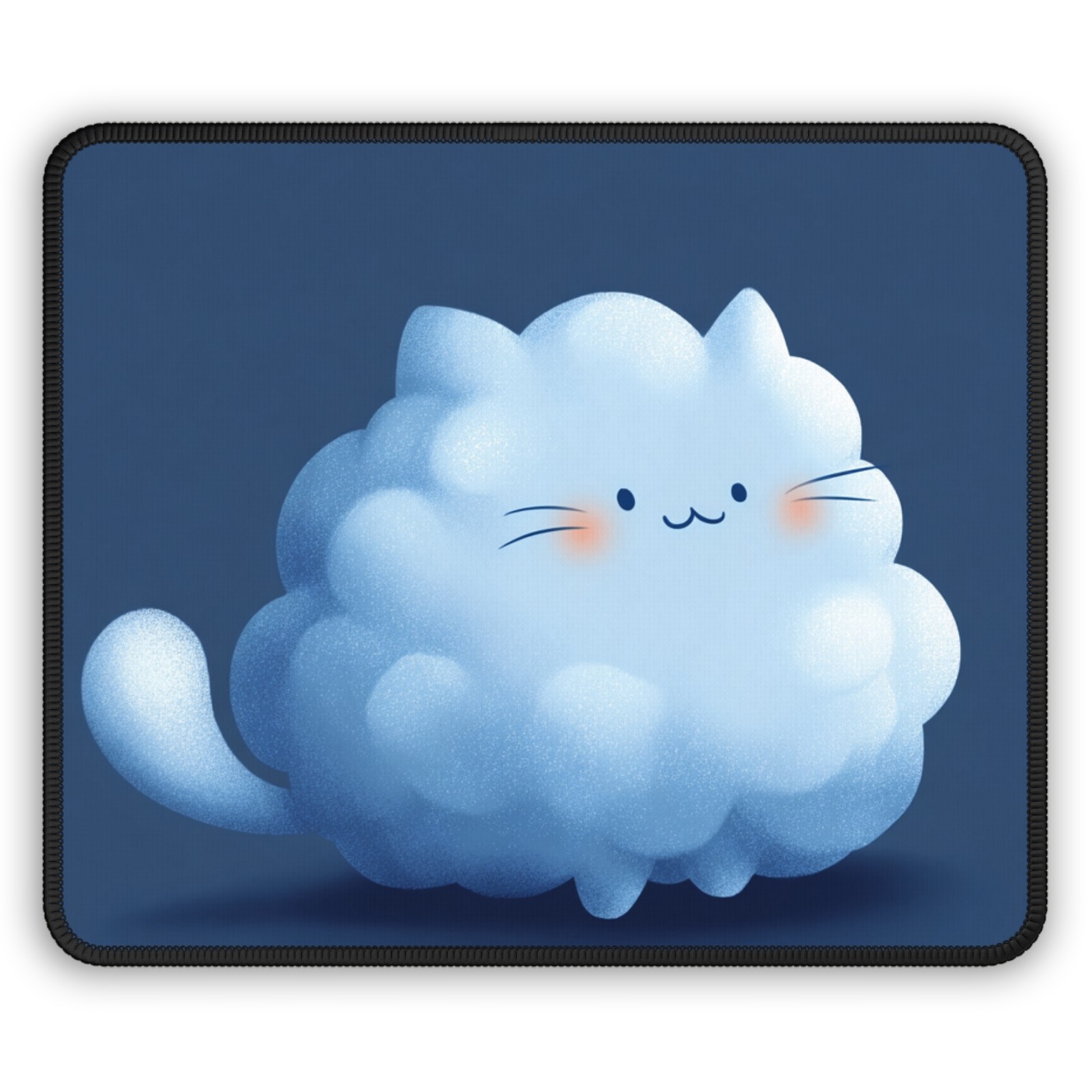 Fluffy Cloud Cat Gaming Mouse Pad | Cute Kawaii Cloud Kitty