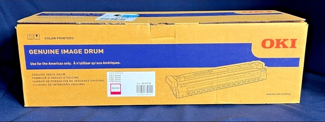 OKI Genuine Image Drum 45103726 • Magenta • C911 C931 C941 C942 Series