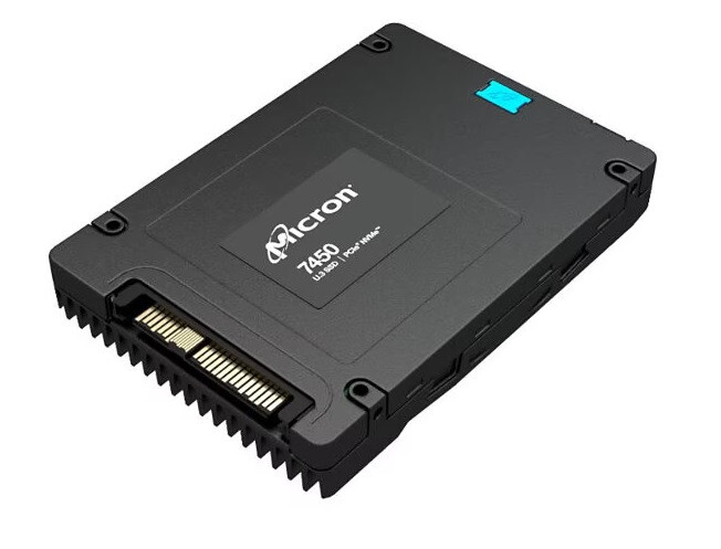 Micron MTFDKCC800TFS 7450 MAX 800GB NVMe PCIe4.0 3DTLC U.3 15mm SSD