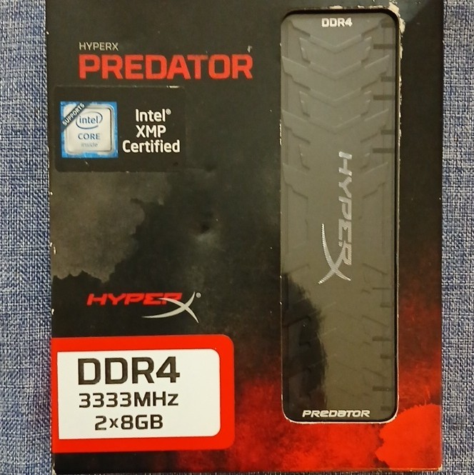 New | HyperX 16GB (2x8GB) DDR4 3333MHz HX433C16PB3K2/16 Memory RAM
