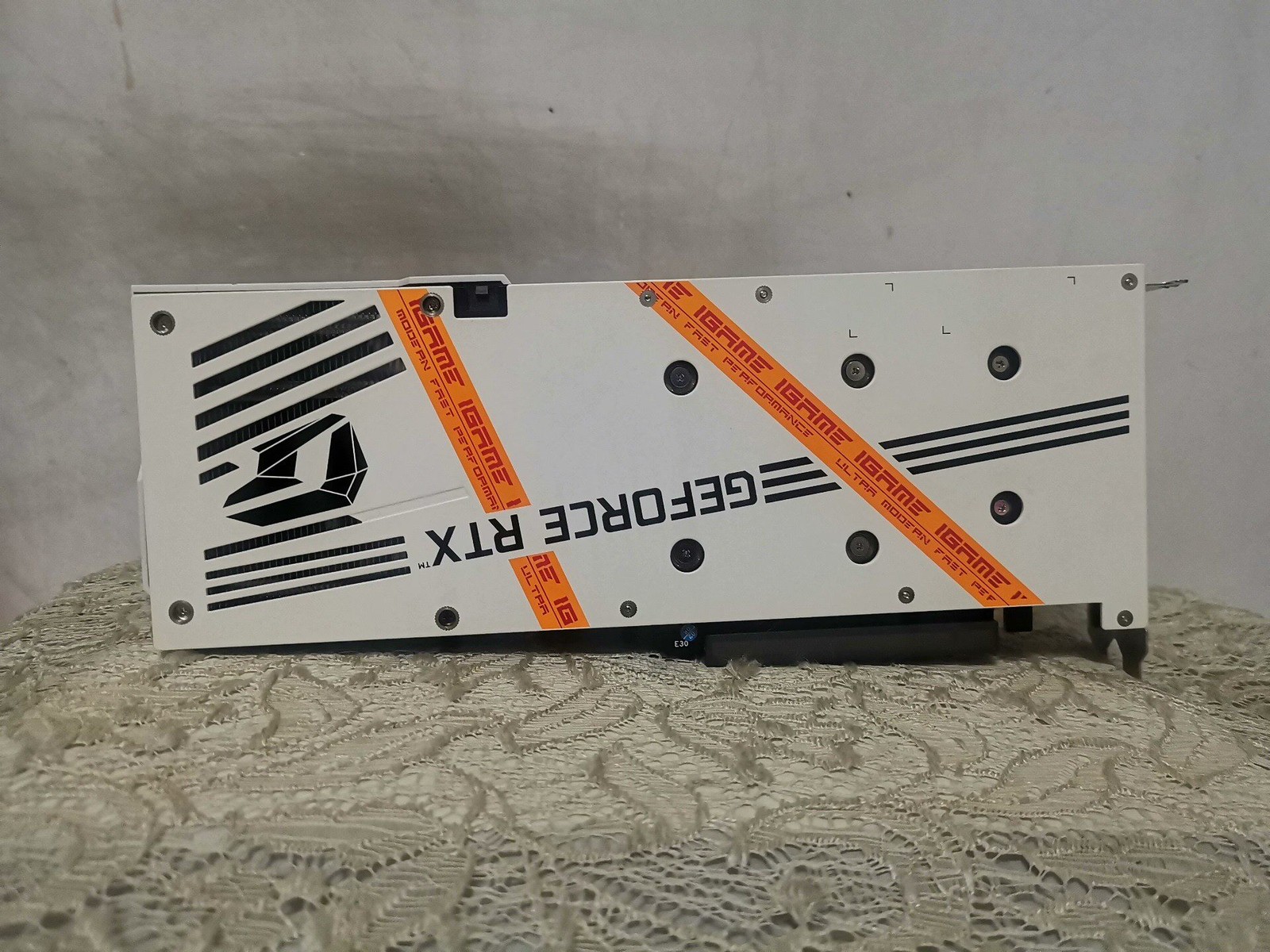 Colorful 30HX Modified White 3-Fan GPU 16-Ch 125W 8Pin Gaming Graphics Card