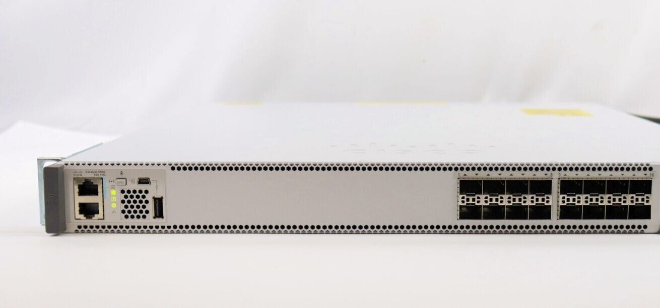 Cisco Catalyst C9500-16X-A 16 Port Switch With C9500-NM-8X and Dual Power Supply