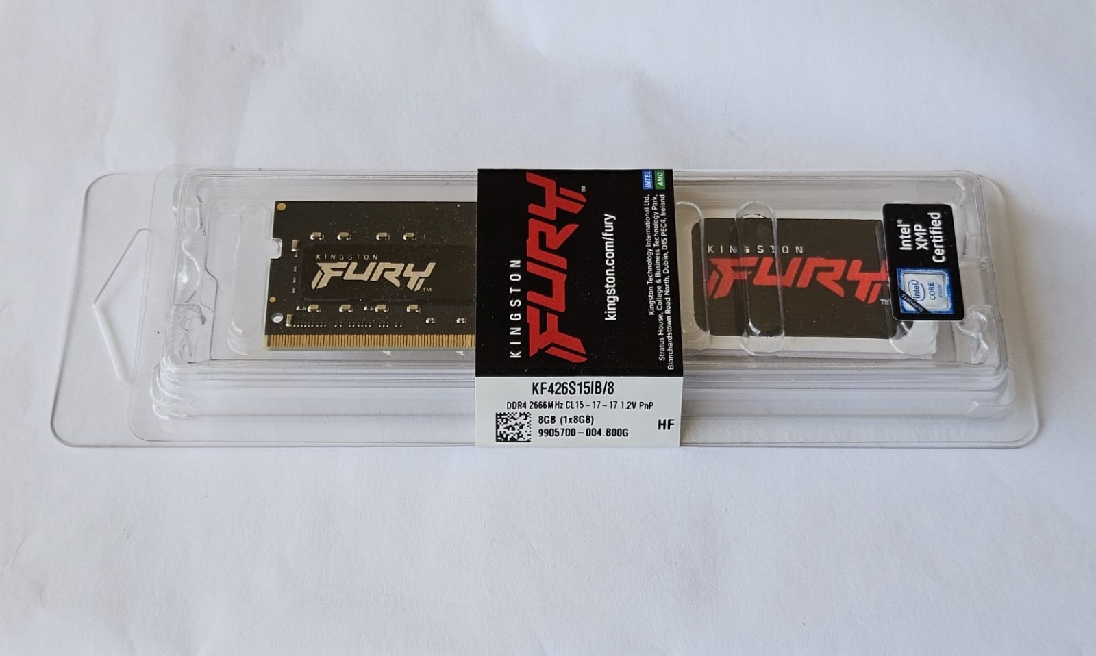 Kingston FURY Impact 8GB DDR4 2666MHz CL15 Laptop Memory