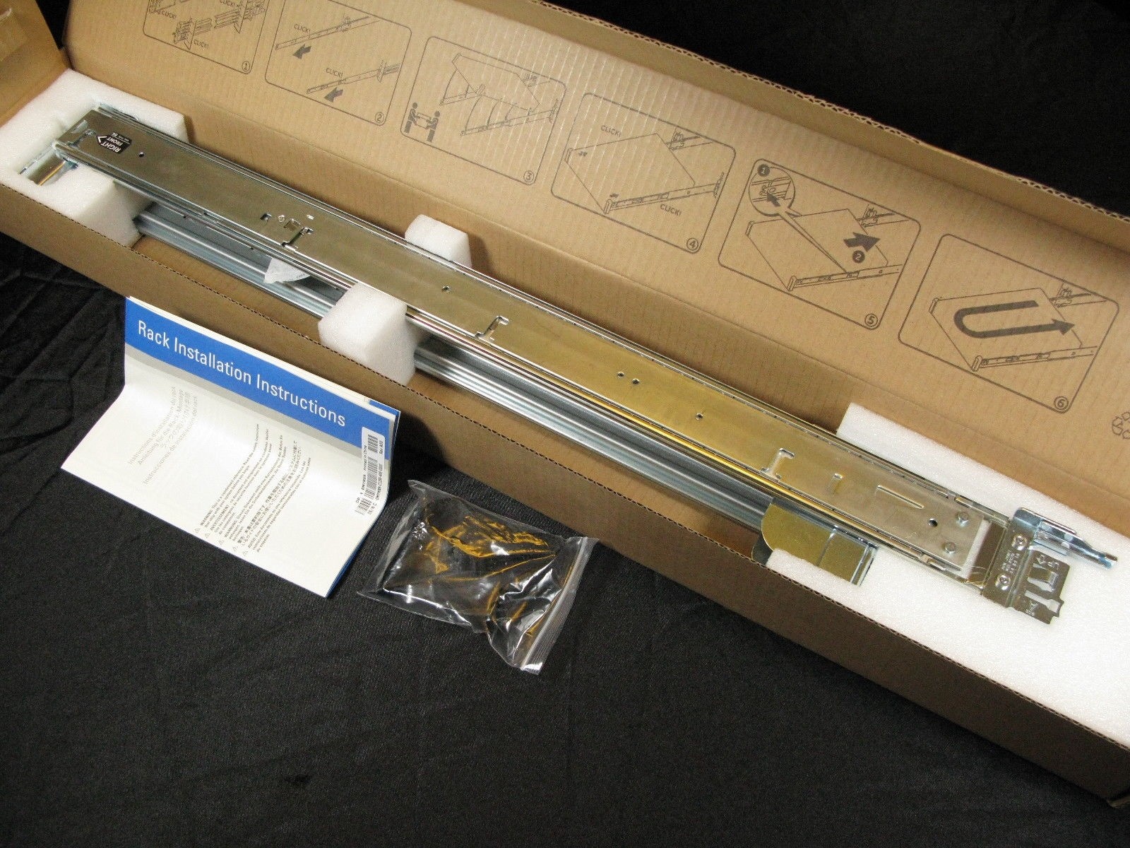 0H4X6X Sliding Ready Rails B6 2U For Dell R520 R530 R720 R720XD R730 R730XD R820