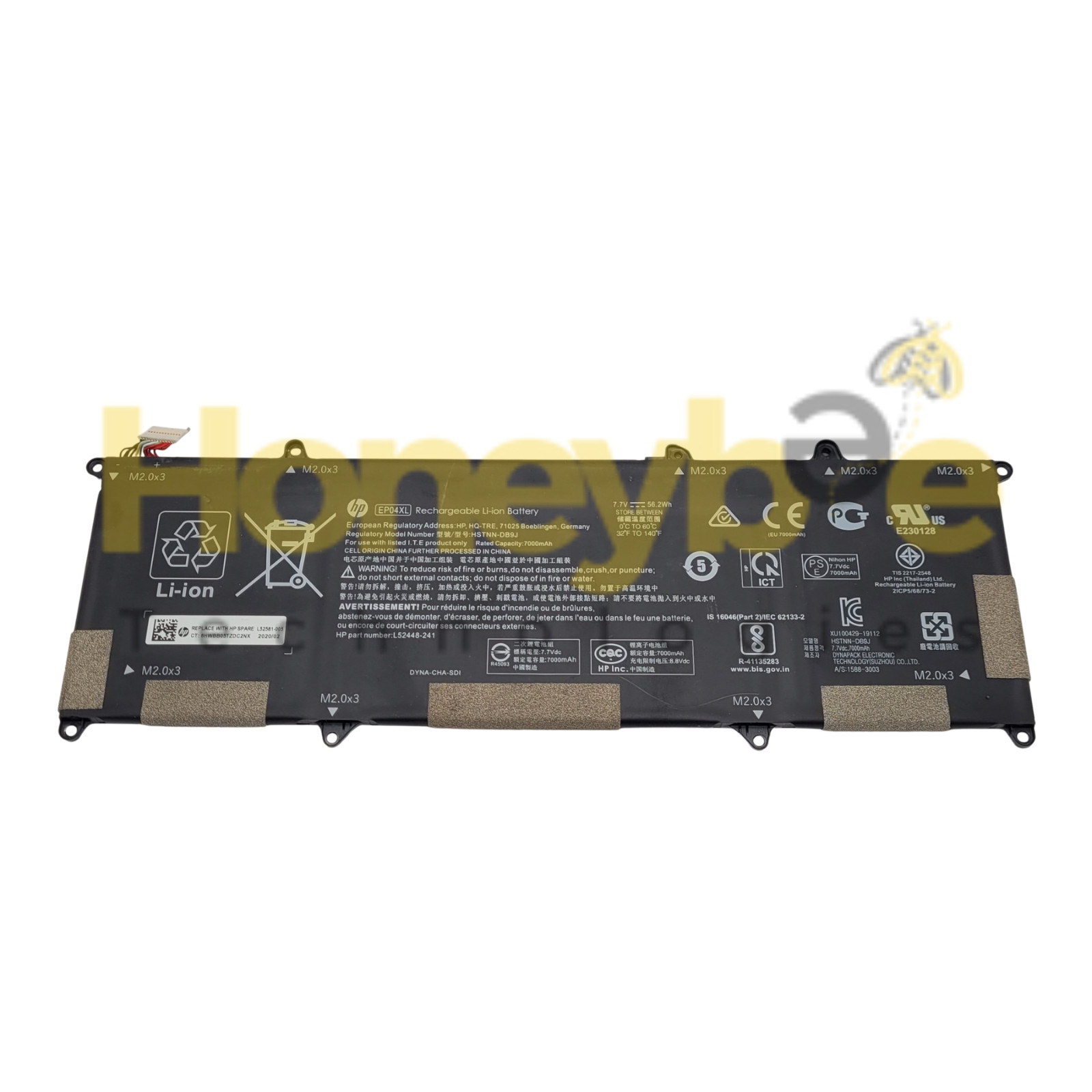 GENUINE OEM HP ELITE DRAGONFLY 4CELL 56.2WHR BATTERY EP04XL L52581-005