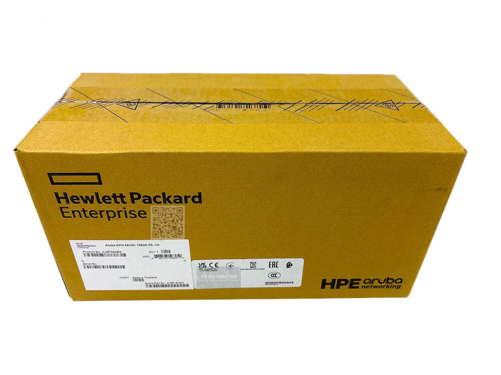 JL087A#ABA I New HPE Aruba X372 54VDC 1050W 110-240VAC Power Supply DPS-1050EB