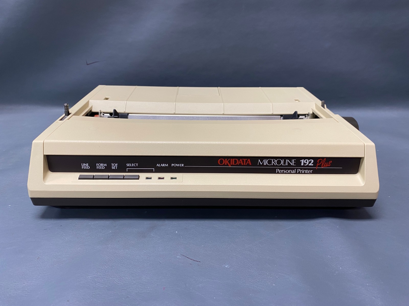 Vintage Okidata Microline 192 Plus Dot Matrix Impact Printer IBM Compatible