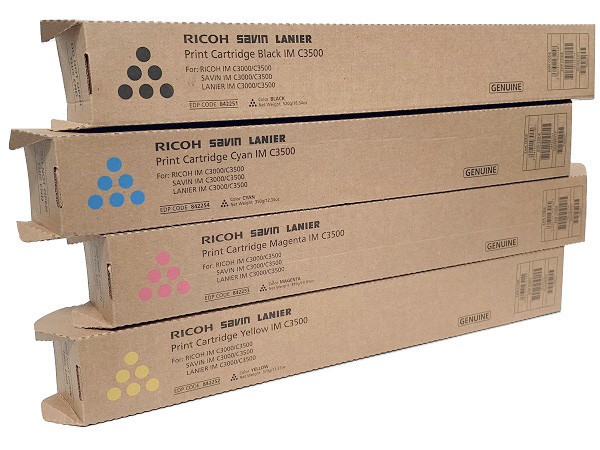 (No- Tariff) Ricoh Genuine Toner Set IM C3500 - CMYK 842251 842252 842253 842254