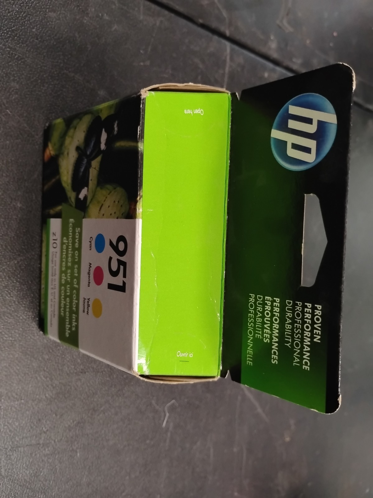 HP 951 OEM Color Ink Cartridges 3 packs Cian Magenta Yellow Expired