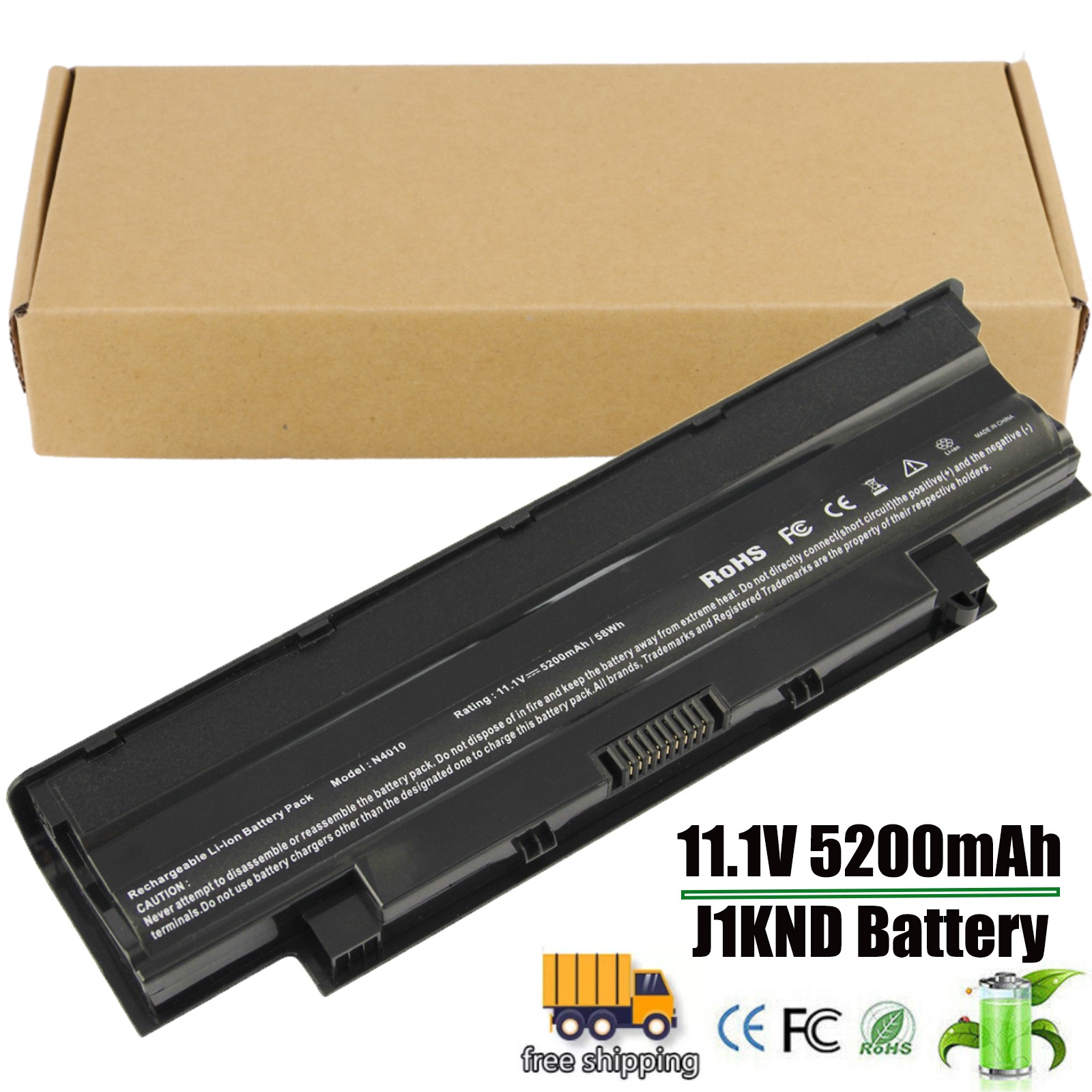 ✅J1KND Battery For Dell Inspiron N7010 N7110 N5010 N5110 N4010 N5030 N5040 58Wh