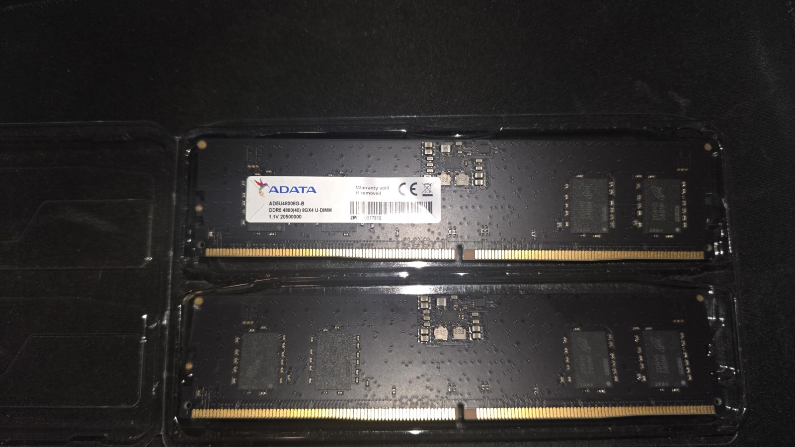 2x8GB ADATA DDR5 4800 RAM Memory PC Desktop (AD5U48008G-B)