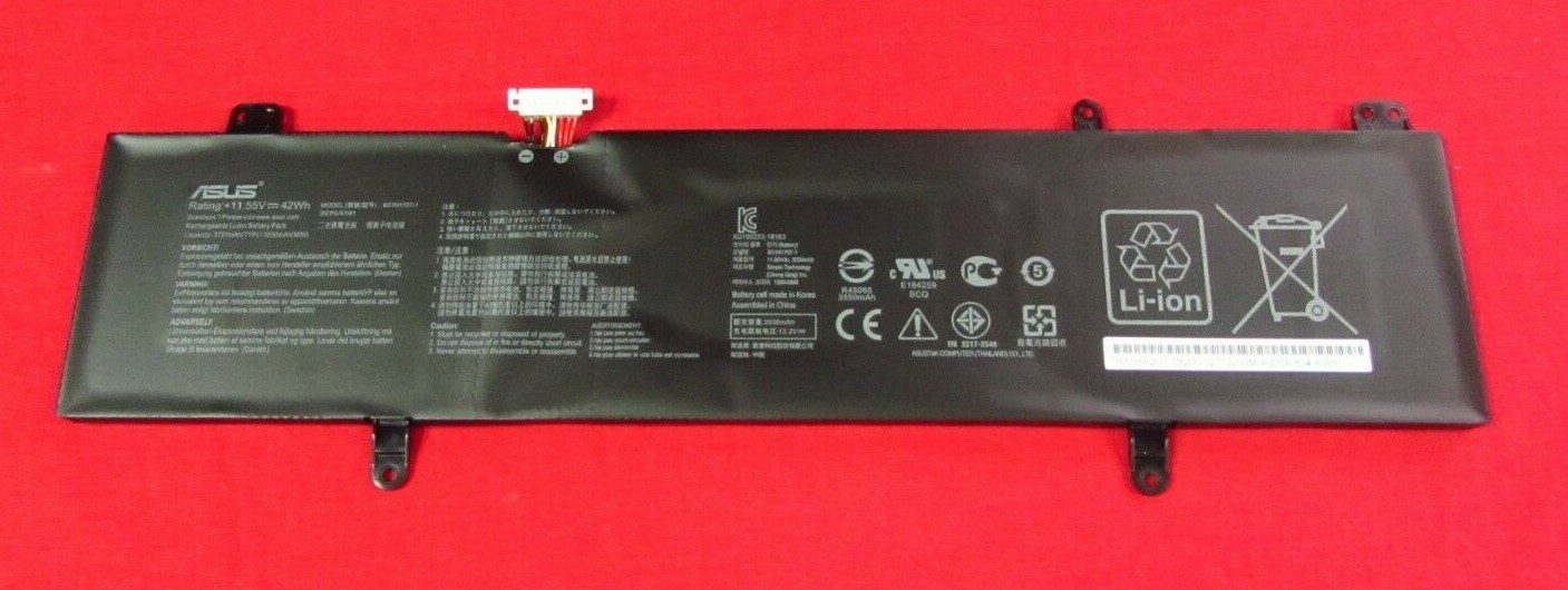ORIGINAL ASUS S410UN 11.52V 42Wh B31N1707-1 BATTERY 0B200-02710200