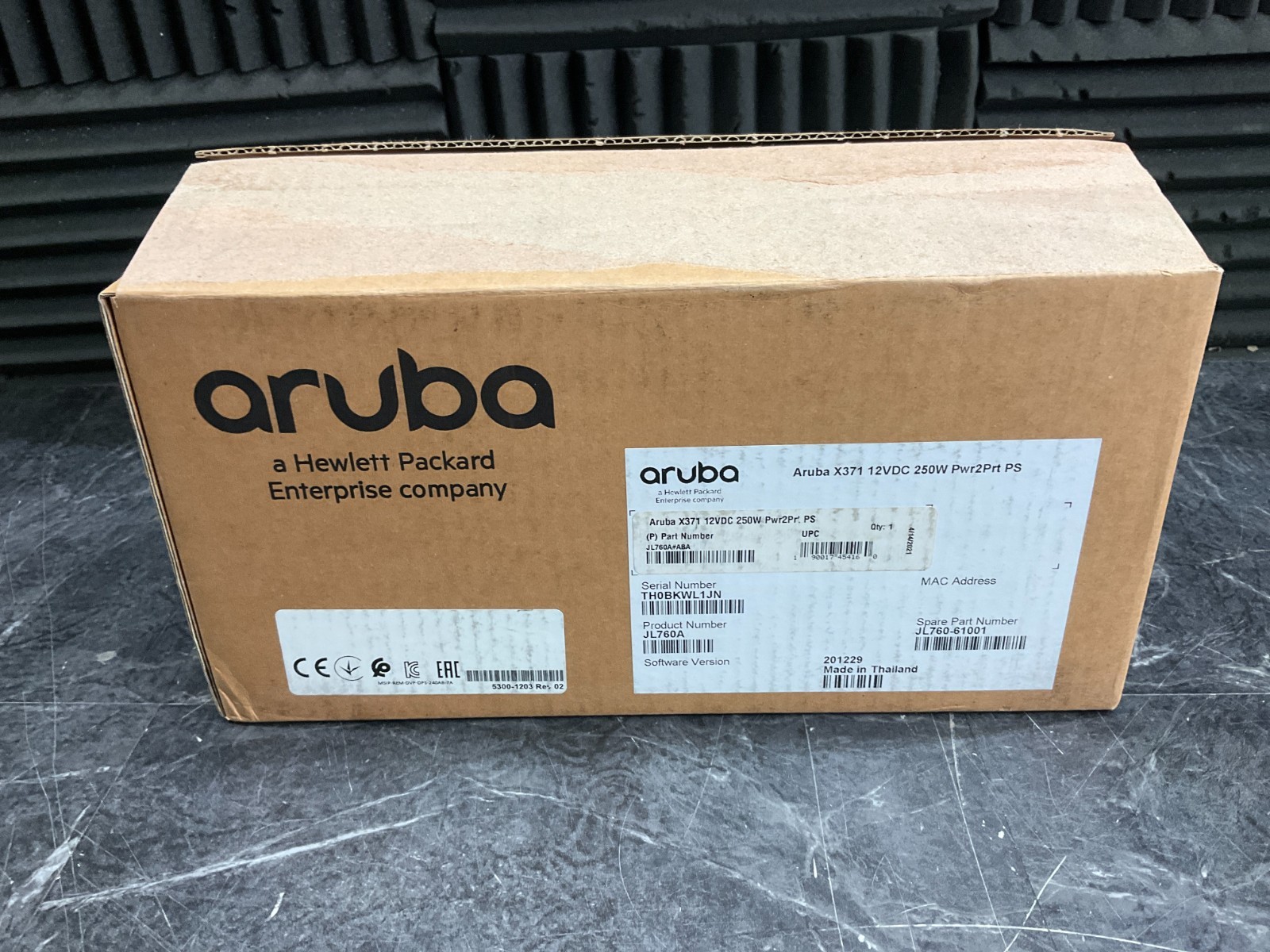 HPE Aruba X371 250 watt Redundant Power Supply 3810M JL760A#ABA  | 🇺🇸✨🇺🇸✨